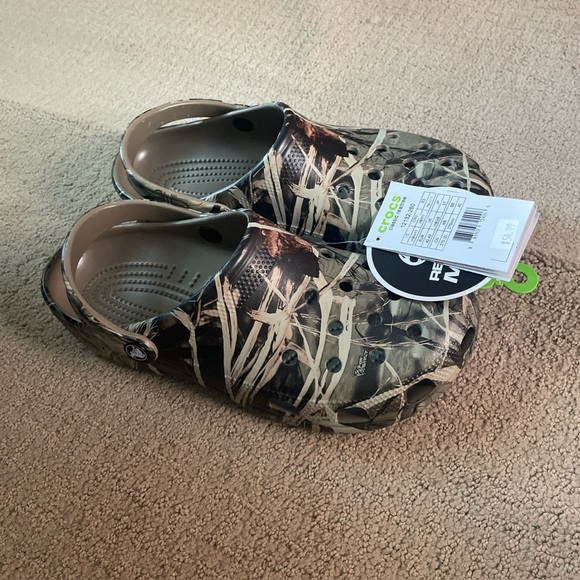 Crocs Classic classic Realtree Sandals nwt new 9 men 11 women camo green - Picture 1 of 7